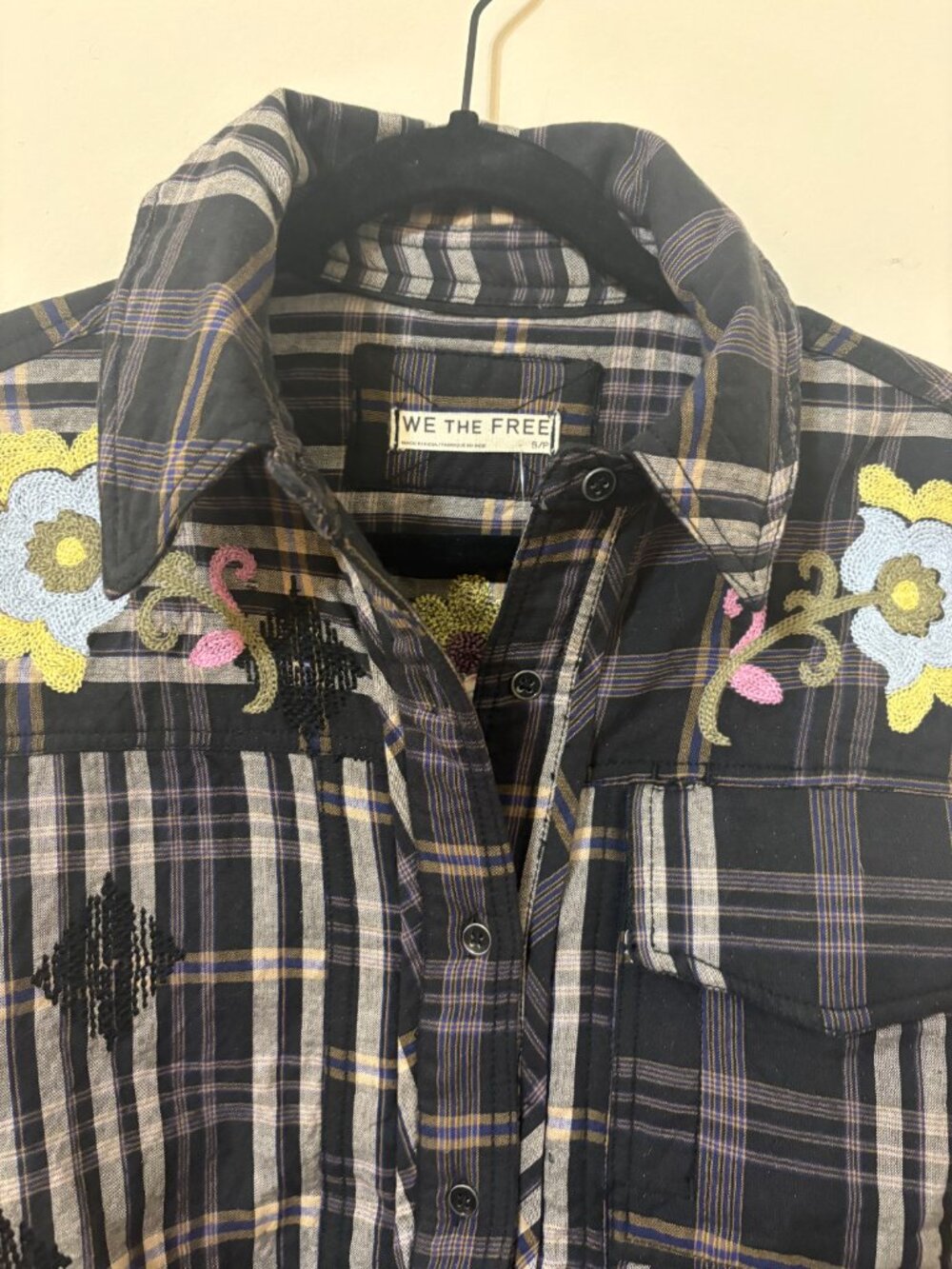 We The Free Heavy Button up shirt. Size S/P NWT - Picture 3 of 7